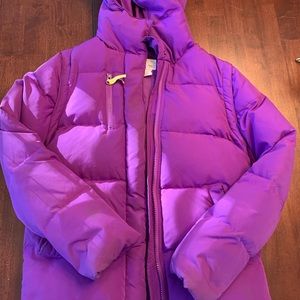 Crewcuts Purple Puffy Coat